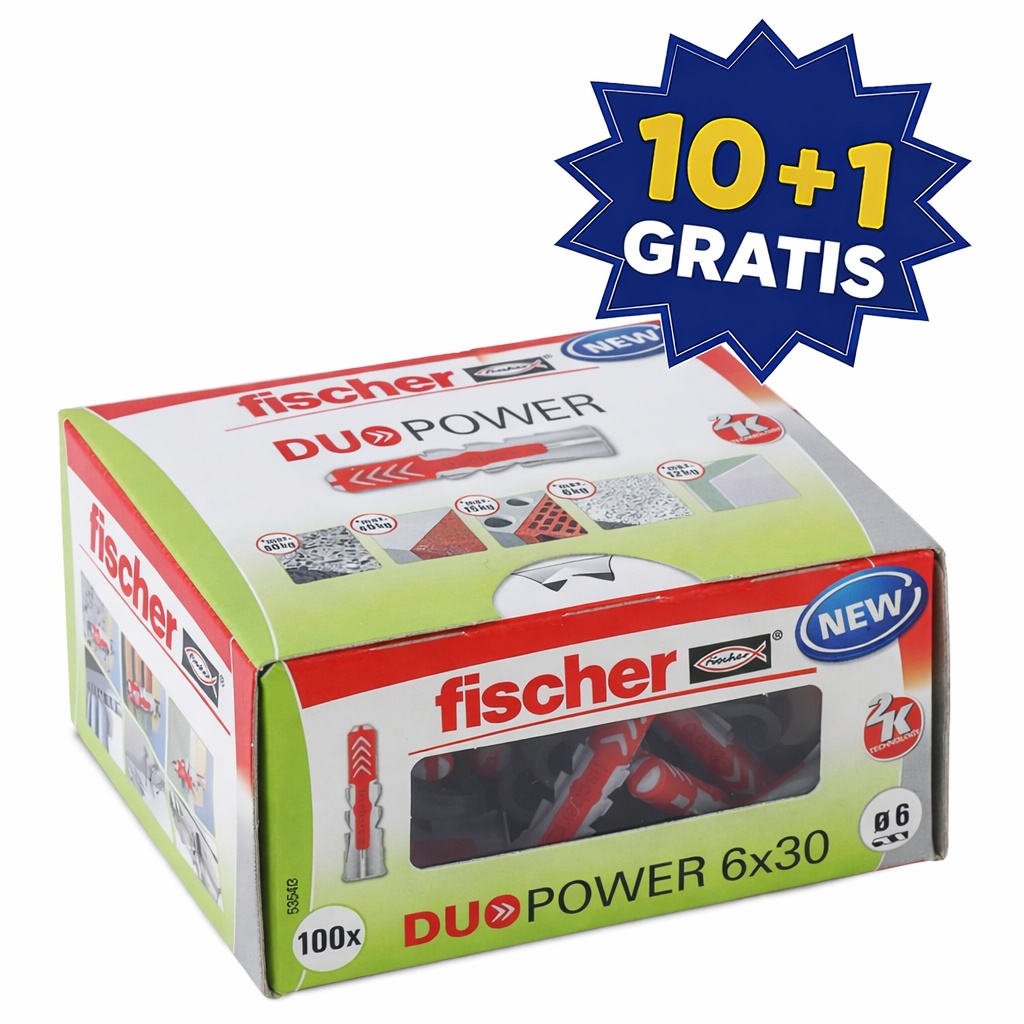 Tiple FISCHER 6×30 DuoPower (100 kom) 535453