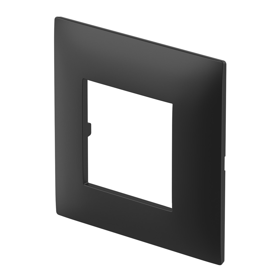 Maska-okvir MOD THIN Soft Touch Black 2M